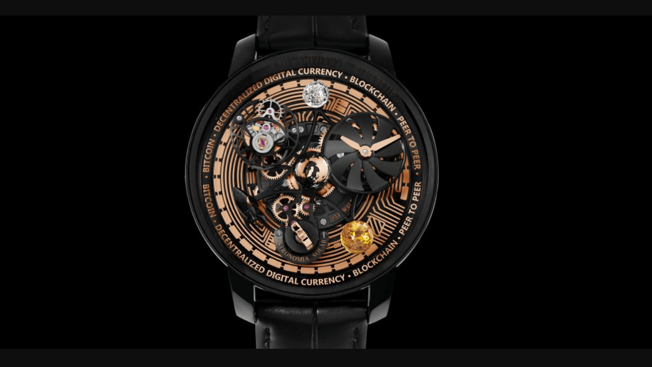 Astronomia: Bitcoin-Inspired Watch Goes on Sale for $396,577