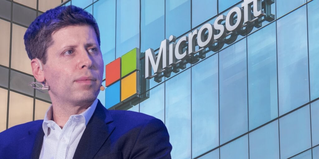 Microsoft Hires Former OpenAI CEO Sam Altman to Head 'Advanced AI Research Team'